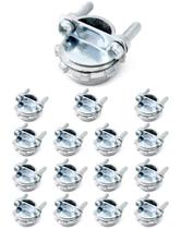 Conector para Cabos QWORK 16 peças 1/2" Abraçadeira de Aço Conector para Cabos QWORK 16 peças 1/2" Abraçadeira de Aço
