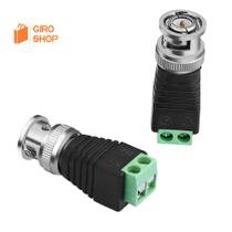 Conector Para Câmera Sistema Segurança Bnc Borne Macho - Unidade