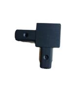 Conector para emendar trilho eletrificado L preto