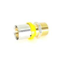 Conector Para Gás Tubo Multicamada Prensar 20mm X 1/2 Macho