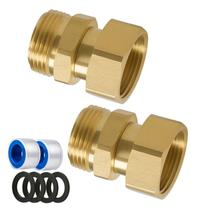 Conector para Mangueira de Jardim XNTONG 3/4" em Latão com Giro 360