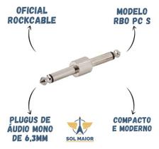 Conector Para Pedais Rockcable Warwick Rbo Pc S Nickelado Conector Para Pedais Rockcable Warwick Rbo Pc S Nickelado