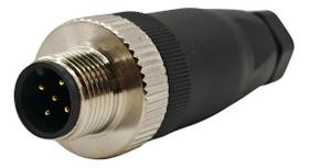 Conector Para Sensor M12 5 Pinos Macho Reto Pg7 Novo Com Nf Conector Para Sensor M12 5 Pinos Macho Reto Pg7 Novo Com Nf