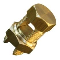 Conector Parafuso Fendido Emenda de Cabos Split Bolt 25mm Latão