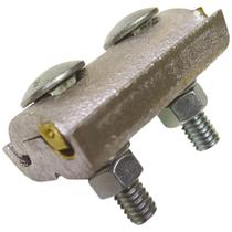 Conector Paralelo Tapit Bimetálico Duplo 10 à 50mm Alumínio Cobre com 2 Parafusos