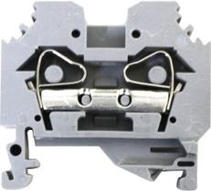 Conector Passagem Mola 6mm 2 Vias Cinza Bm6-l2 Metaltex