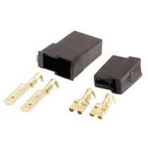 Conector Permak 2 Vias Quadrado com Terminais KIT 4 Pecas (embalagem com 10 KITS) Conector Permak 2 Vias Quadrado com Terminais KIT 4 Pecas (embalagem com 10 KITS)