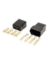Conector Permak 4 Vias Com Terminais Kit 4 Peças C/ 10 Kits)