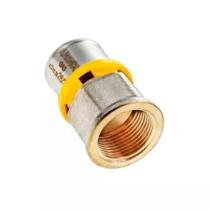 Conector Pex Reto Fêmea 16mm Gás Fogão Cozinha Cooktop