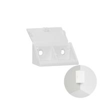 Conector Plastico Montagem Duplo Pacote 100 Unidades