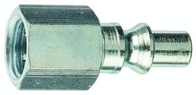 Conector Plews Tru-Flate 12-335 em aço 1/4" FNPT