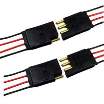 Conector Plug 4 Vias 1,5mm Para Instalação Automotiva 2 Pçs