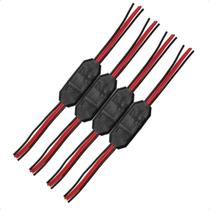 Conector Plug 4 Vias 1,5mm Para Instalação Automotiva 5 Pçs