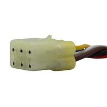 Conector Plug 6 Vias Estator Gerador Bobina Moto Honda Fêmea