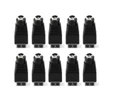 Conector Plug Adaptador P4 Femea Conex1000 Intelbras Pacote Com 10 Unidades Cftv Cameras Vigilancia