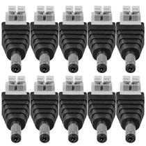 Conector Plug Adaptador P4 Macho Conex 3000 Intelbras 10 Unidades Cftv Cameras Vigilancia