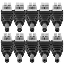 Conector Plug Adaptador P4 Macho Conex 3000 Intelbras 50 Unidades Cftv Cameras Vigilancia