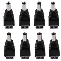 Conector Plug Adaptador P4 Macho Conex1000 Intelbras Pacote Com 10 Unidades Cftv Cameras Vigilancia