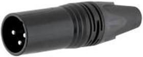 Conector Plug Cannon Xlr Macho Mxt Speakon Preto