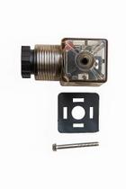 Conector Plug Elétrico DIN 43650-A para Solenoide LED 12 VDC - Alta Performance