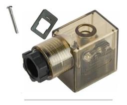 Conector Plug Elétrico Din 43650-b Solenoide Com Led Dc Conector Plug Elétrico Din 43650-b Solenoide Com Led Dc