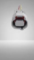 Conector Plug Farol Milha 2 Pinos Fio 105º