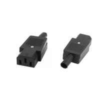 Conector Plug IEC C13 Fêmea para Cabo de Alimentação 3 Pinos