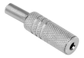 Conector Plug Jack P2 St Metal Mxt Fêmea Para Cabo 10 Peças