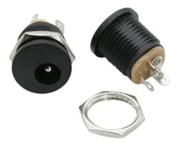 Conector Plug Jack P4 Femea J4 2.1mm DC-022 Painel Pedais -10 Peças