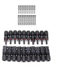 Conector Plug Mc4 Painel Solar Macho Fêmea Kit 10 pares