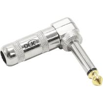 Conector Plug P10 90 Mono Ponta dourada Datalink