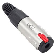 Conector Plug P10(f) Estereo com trava Datalink Conector Plug P10(f) Estereo com trava Datalink