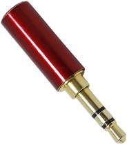 Conector Plug P2 Estereo vermelho 4mm Datalink