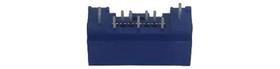 Conector Plug Sata 7vias 1.27mm Azul - Kit 10 Peças