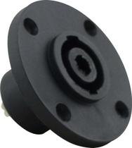 Conector Plug Speakon Fêmea 4 Vias Painel Redondo Da Tozz Conector Plug Speakon Fêmea 4 Vias Painel Redondo Da Tozz