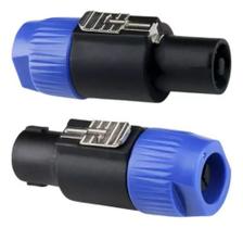 Conector Plug Speakon Tipo Neutrik 4 Polos Macho Mxt 02 Unid