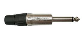 Conector Plugue P10 Wireconex Mono Profissional Para Cabo wc1112 ts