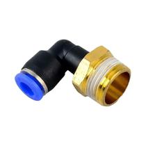 Conector Pneumático de Cotovelo - Tubo de Rosca Macho 4mm-12mm (1/8" - 1/4")