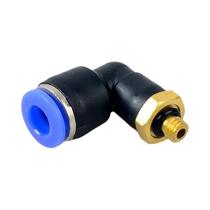 Conector Pneumático de Cotovelo - Tubo de Rosca Macho 4mm-12mm (1/8" - 1/4")