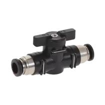 Conector Pneumático Preto De Junta Rápida, Válvula Manual De 4mm-12mm, Interruptor De Esfera,