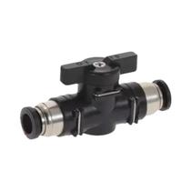 Conector Pneumático Preto De Junta Rápida, Válvula Manual De 4mm-12mm, Interruptor De Esfera,