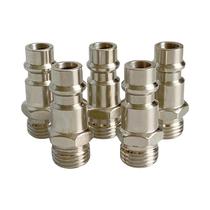 Conector Pneumático Tipo EU De Engate Rápido 5 Peças Rosca Macho G1/4 BSP Para Compressor De Ar PM20