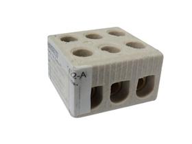 Conector Porcelana 3p 10mm Lorenzetti 1422a Conector Porcelana 3p 10mm Lorenzetti 1422a