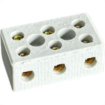 Conector Porcelana Asantos 3 Polos 16Mm 2222 Conector Porcelana Asantos 3 Polos 16Mm 2222