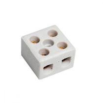 Conector Porcelana Brasfort 2 Polos 10Mm 8609 - Kit C/50