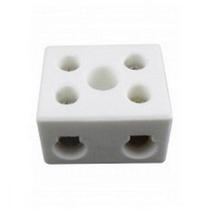 Conector Porcelana Brasfort 2 Polos - 16Mm Fixar - 8766 . / Kit C/ 10 Peças