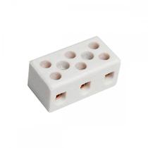 Conector Porcelana Brasfort 3Polos 16Mm 8767 - Kit C/12