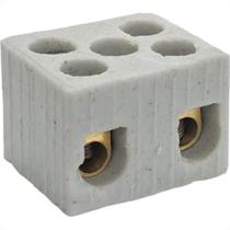 Conector Porcelana Interneed 2 Polos 6Mm - 66071 - Kit C/10 Pecas Conector Porcelana Interneed 2 Polos 6Mm - 66071 - Kit C/10 Pecas