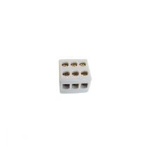 Conector Porcelana Morumbi Tripolar 06Mm Conector Porcelana Morumbi Tripolar 06Mm