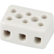 Conector Porcelana Sindal 06Mm 3 Bornes 000.3103.Pr.B - Kit C/12